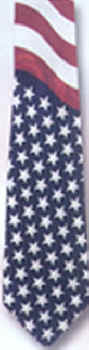 American Flag Tie necktie