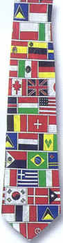 International Flag Flags of the World Tie necktie