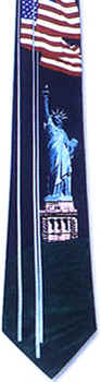 American Flag Tie necktie