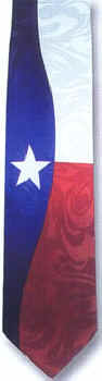 American Flag Texas Tie necktie