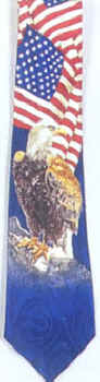 American Flag Tie necktie