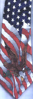 American Flag Tie necktie