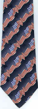 American Flag Tie necktie