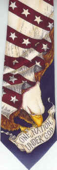 American Flag Tie necktie