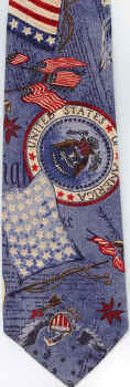 American Flag Tie necktie