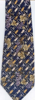 antique cork screws wine grape bunch leaf corkscrew styles  Tie necktie