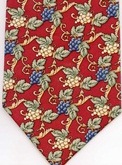 Wine Collage Tie