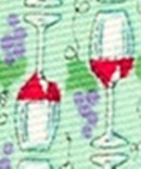 wine glasses red and white Tie necktie