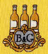 Barton And Guestier international Winery bottles and casks labels necktie Tie