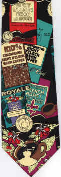 Coffee bag brands packages necktie Tie