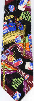 bottle cap logo Pepsi Ad Adveritzement brand tie Necktie