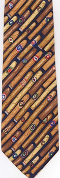 diagonal cigars necktie Tie