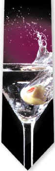 Wine Collage Tie
