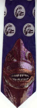 Brachiosaur Dinosaur Species scene necktie Tie