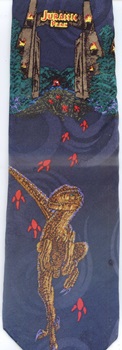 Velociraptor Dinosaur Species scene necktie Tie