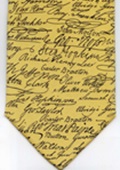 American Revolution History Declaration of Independence Necktie Tie ties neckwear ties tye neckwears