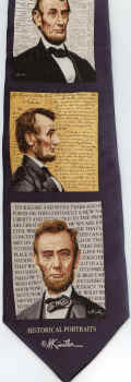 Mort Kunstler American Republic Democracy Abraham Lincoln Civil War History Necktie Tie ties neckwear ties tye neckwears