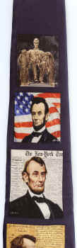 American Republic Democracy Abraham Lincoln Civil War History Necktie Tie ties neckwear ties tye neckwears
