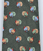 Turkey and Pumpkins Repeat Tie