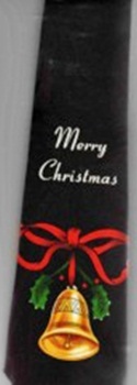 bell decorations winter necktie merry Christmas holiday tye