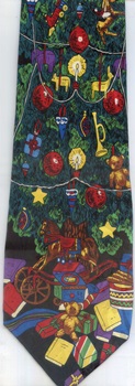 teddy bears holidays Tie decorations winter necktie merry Christmas presents under the tree holiday tye
