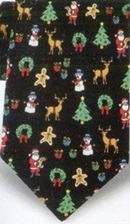 cookie and candy holidays Tie decorations winter necktie merry Christmas holiday tye