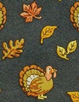 Alynn fall leaves and Turkey Tie