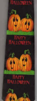 Happy Halloween Pumpkin  Tie
