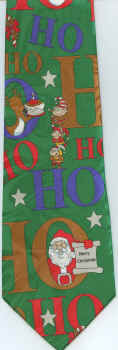 ho ho ho seasons greetings happy holidays Tie decorations winter necktie merry Christmas holiday tye
