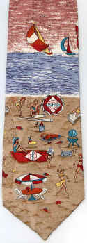 weather sunshine sun sunny day beach umbrella meterology ties neckwear ties tye tyes neckwears