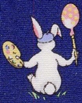 Spring Easter bunny rabbit painting eggs NecktieTie