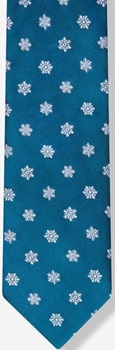 Snowflakes Tie winter necktie Christmas holiday tye