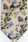 Van Kessel  Butterfly and moth silk and polyester ties neckties