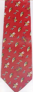 insect and spider invertebrate silk and polyester ties neckties Scorpion Tie