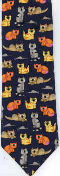 Cat Repeat Tie