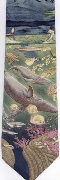 Humpback Whale Marine mammal tie NECKTIES