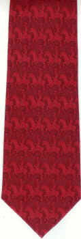  Escher Horseman Tesselation Tie