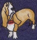 basset hound  Repeat Tie necktie