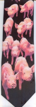 Pig Breeds domestic farm animal mammal pst times necktie Tie