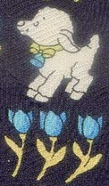 lamb and tulips Sheep in the Flock Tie Necktie