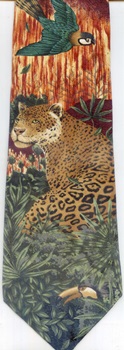 leopard jaguar Repeat scene Tie necktie