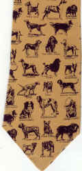 Dog Breeds Tie