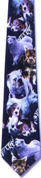 Dogs of Many Breeds Tie