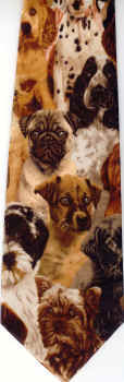 Puppies of Many Breeds Tie