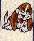 basset hound  Repeat Tie necktie