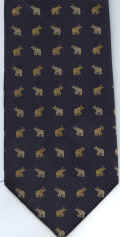 Elephant Scene Tie