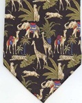 Camels with palm trees necktie tie