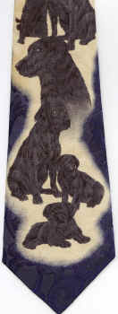 Hunting Dogs Tie