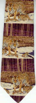 Tiger Repeat Tie necktie