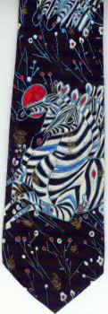 Zebra Repeat Tie